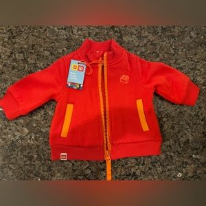 NWT Lego for Target baby infant jacket newborn HTF Legoland discontinued ZIP up